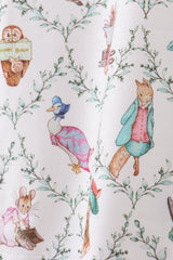 Blue bunny print set