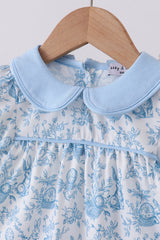 Blue bunny egg bloomer set