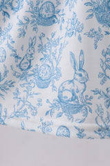 Blue bunny egg ruffle dress