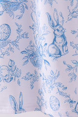 Blue bunny egg bamboo dress