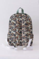 Camouflage deer print backpack