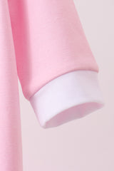 Pink sister embroidery gown