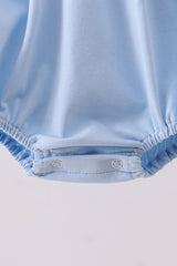 Blue litter brother embroidery bubble