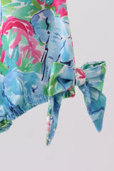 Green tropical garden bow bubble