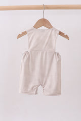 Sports ball embroidery gingham jonjon