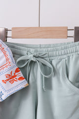 Coconut trees lobsters print bamboo pajama set