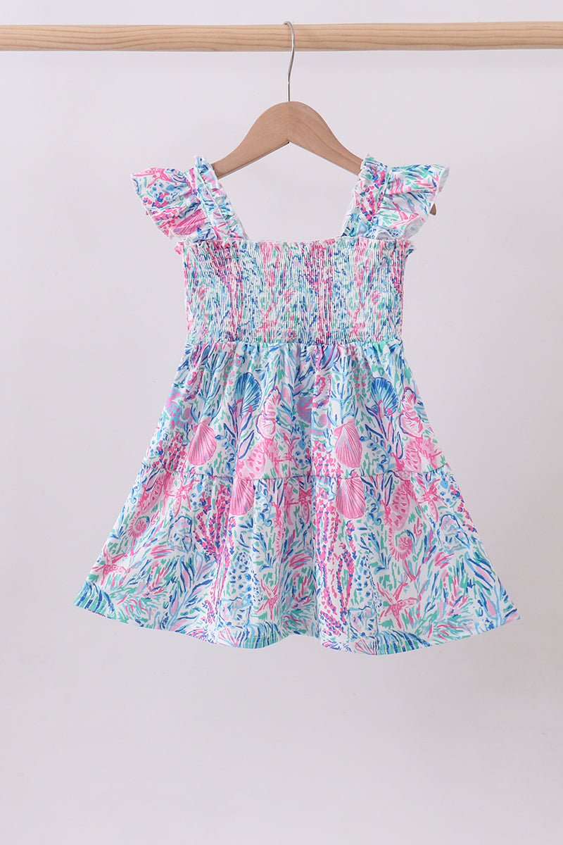 blue marine pink dress Alexia Marine Pink Dress  Hanout Boutique