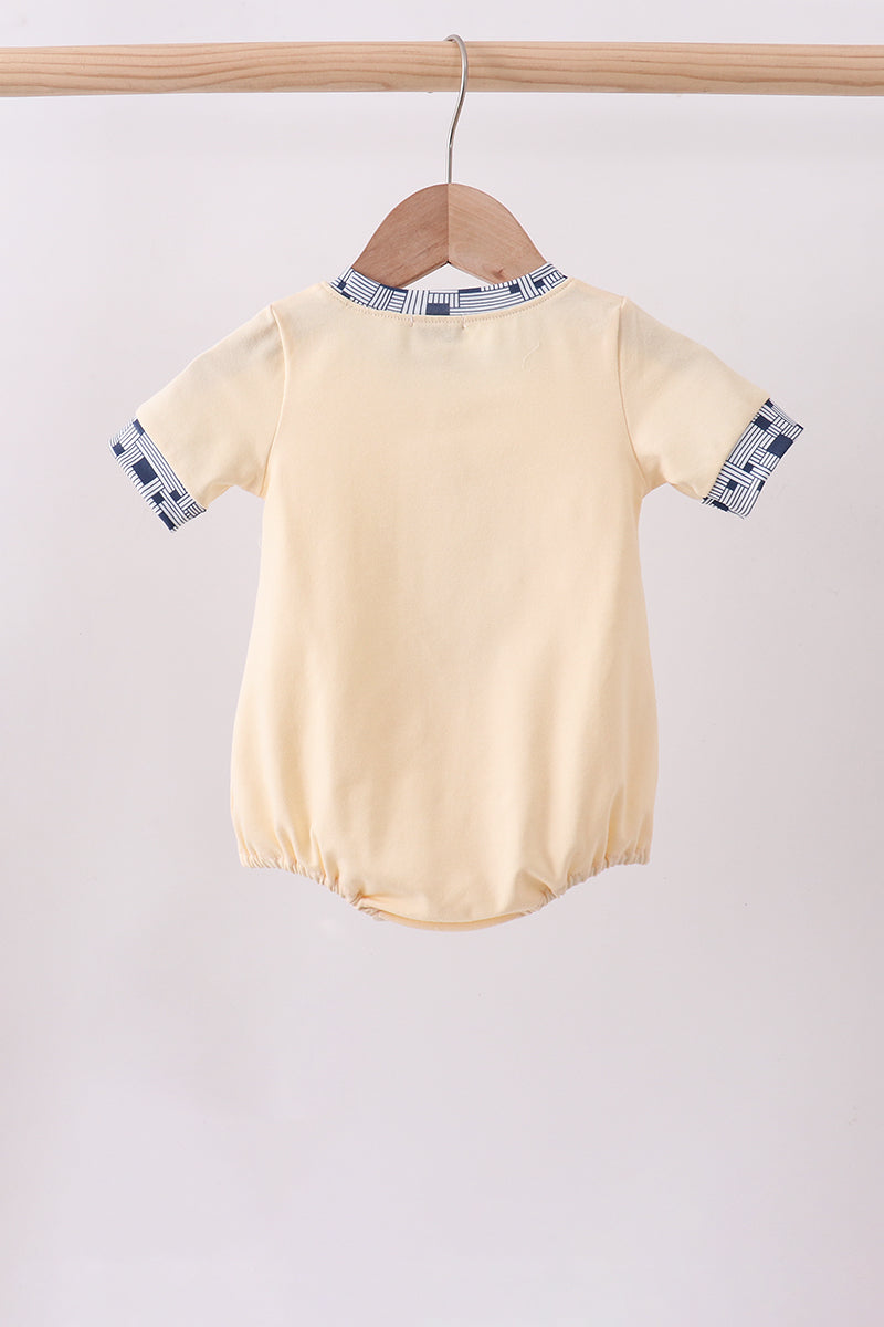 Khak boot applique bubble