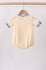 Khak boot applique bubble