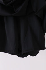 Black scalloped active  mom&me dress