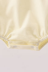 Yellow cross sheep embroidery bubble