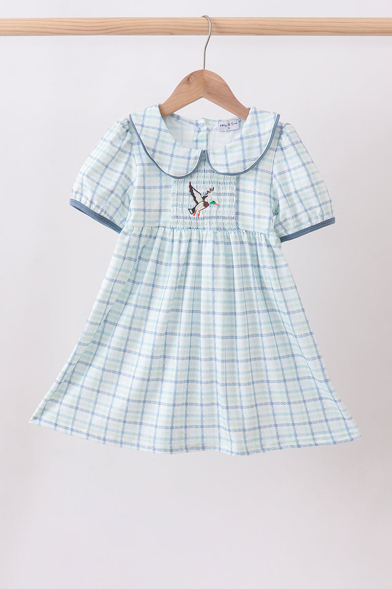 duck blue dress Nimes Ballerina Dress Duck Egg – Suzannah London main image 0