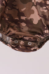 Camouflage print pocket bubble