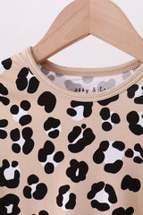 Leopard bamboo pajama set