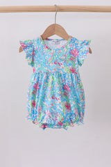 Mint island bloom ruffle bubble