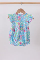 Mint island bloom ruffle bubble