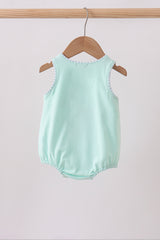 Mint Swordfish Applique Bubble