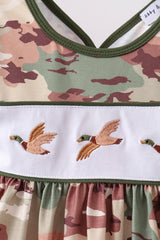 Duck Camo Embroidered Bloomer Set