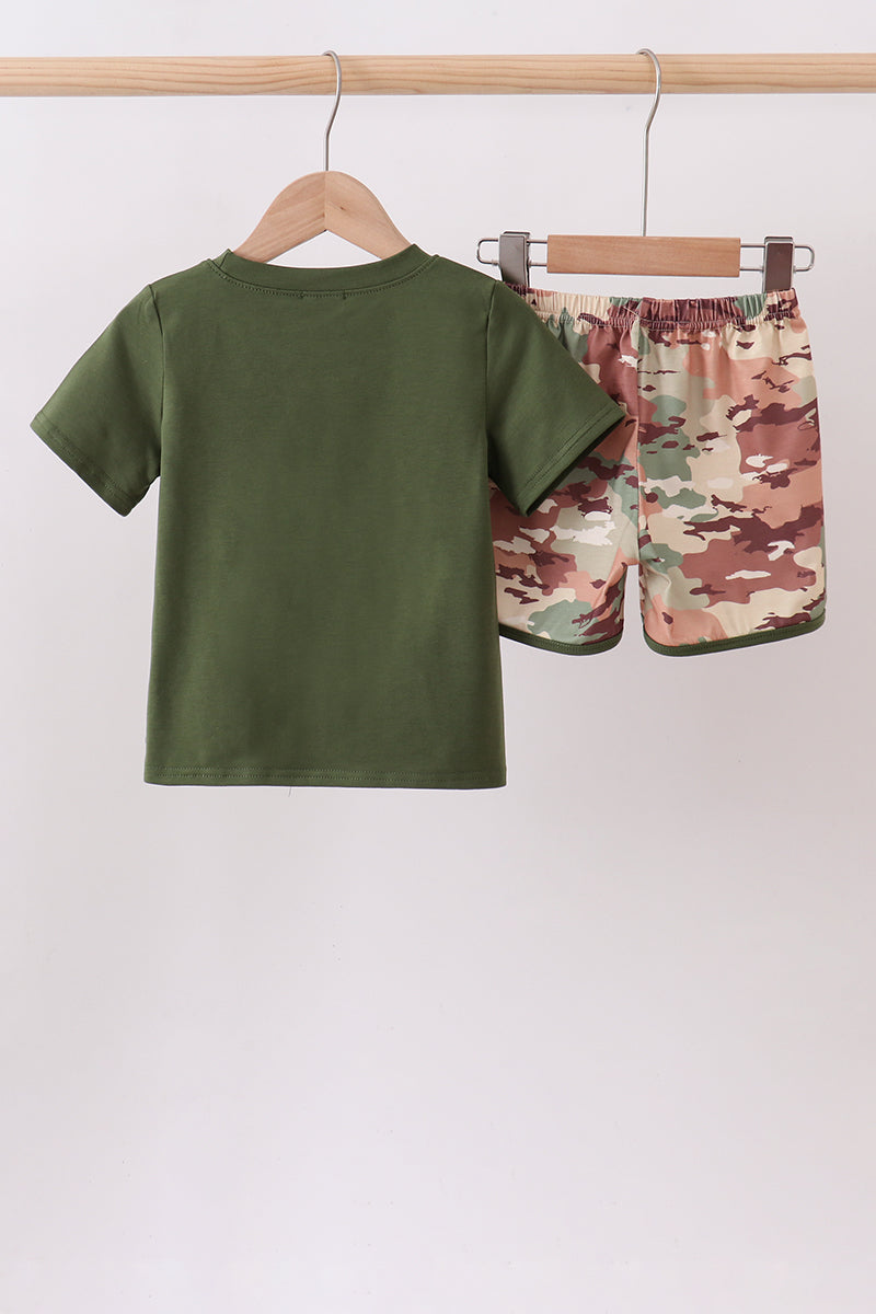 Duck Camo Embroidered Set