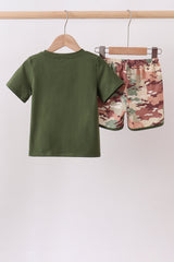 Duck Camo Embroidered Set