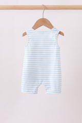 Blue Sports Ball Stripe Applique Jon