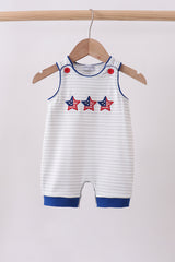 Navy bow applique stripe jonjon