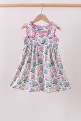 Purple Hydrangea Dress