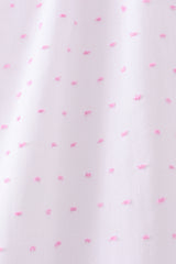 Pink Bow Smocked Swiss Dot Shorts Set