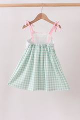 Green Golf Embroidered Dress