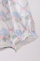 Blue Floral Bubble
