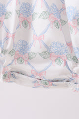 Blue Floral Bubble