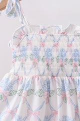 Blue Floral Bloomer Set