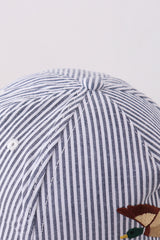 Mallard Embroidered Seersucker Cap