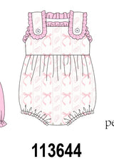 Pink Bow Print Bubble