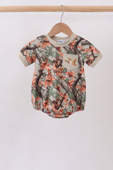 Camo Duck Embroidered Pocket Bubble
