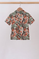 Camo Wildlife Embroidered Dad&me Button Down Shirt