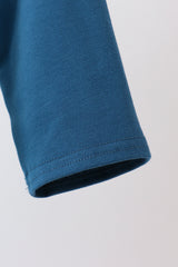 Teal Apple Embroidered Top
