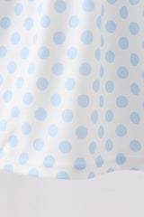 Mint Crayon Applique Dot Dress