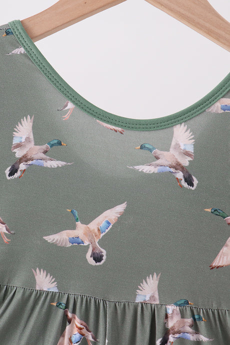 Green Mallard Bamboo Jumpsuit