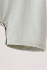 Green Scarecrow Embroidery Romper