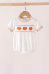 Khaki Pumpkin Embroidery Bubble