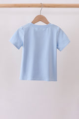 Blue Jack-O-Lantern  Applique Top