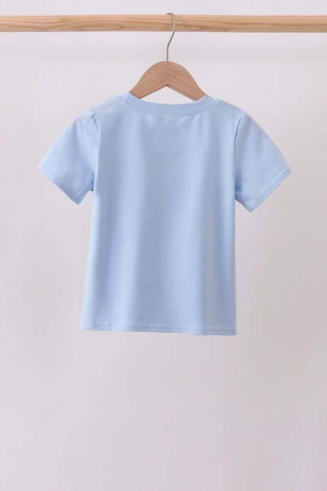 Blue Jack-O-Lantern  Applique Top