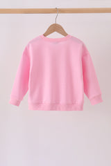 Pink bow pearl mom&me sweatshirt