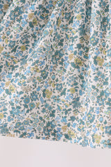 Sage Floral Smocked Pants Set