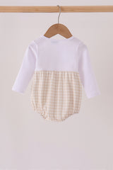 Khaki Puppy Fishing Embroidery Bubble
