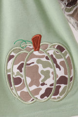 Camo Pumpkin Applique Bloomer Set