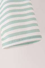 God is great god is good embroidery stripe pants set