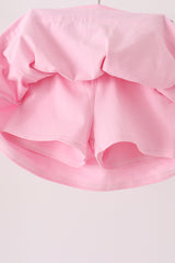 Pink football sequin skorts set