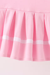 Pink football sequin dress